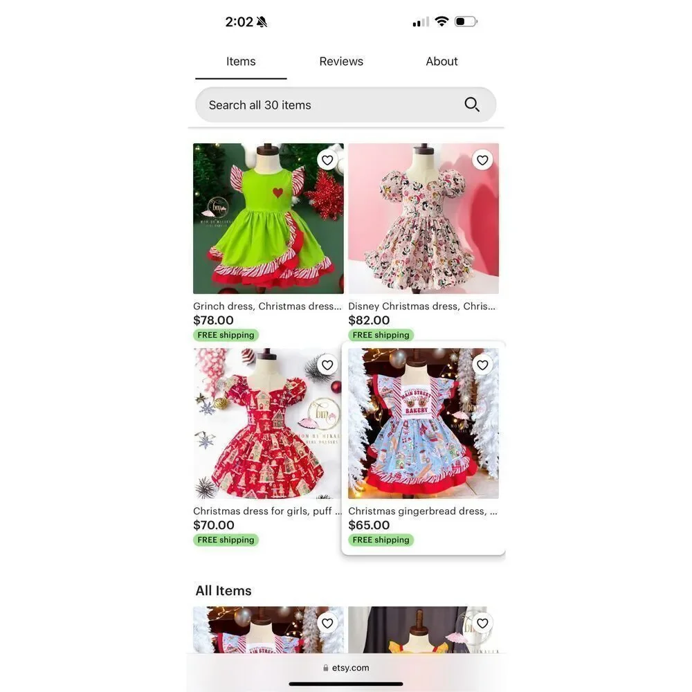 Custom Made Holiday Dress 4T
